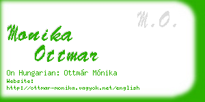monika ottmar business card